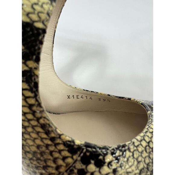 Giorgio Armani Snakeskin Ankle Strap Heel Stiletto Size 9 - Picture 9 of 10
